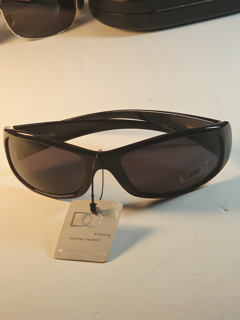 Branded Men’s & Ladies  Black Wrap-Around Sunglasses
